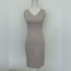 Tan Work Dress